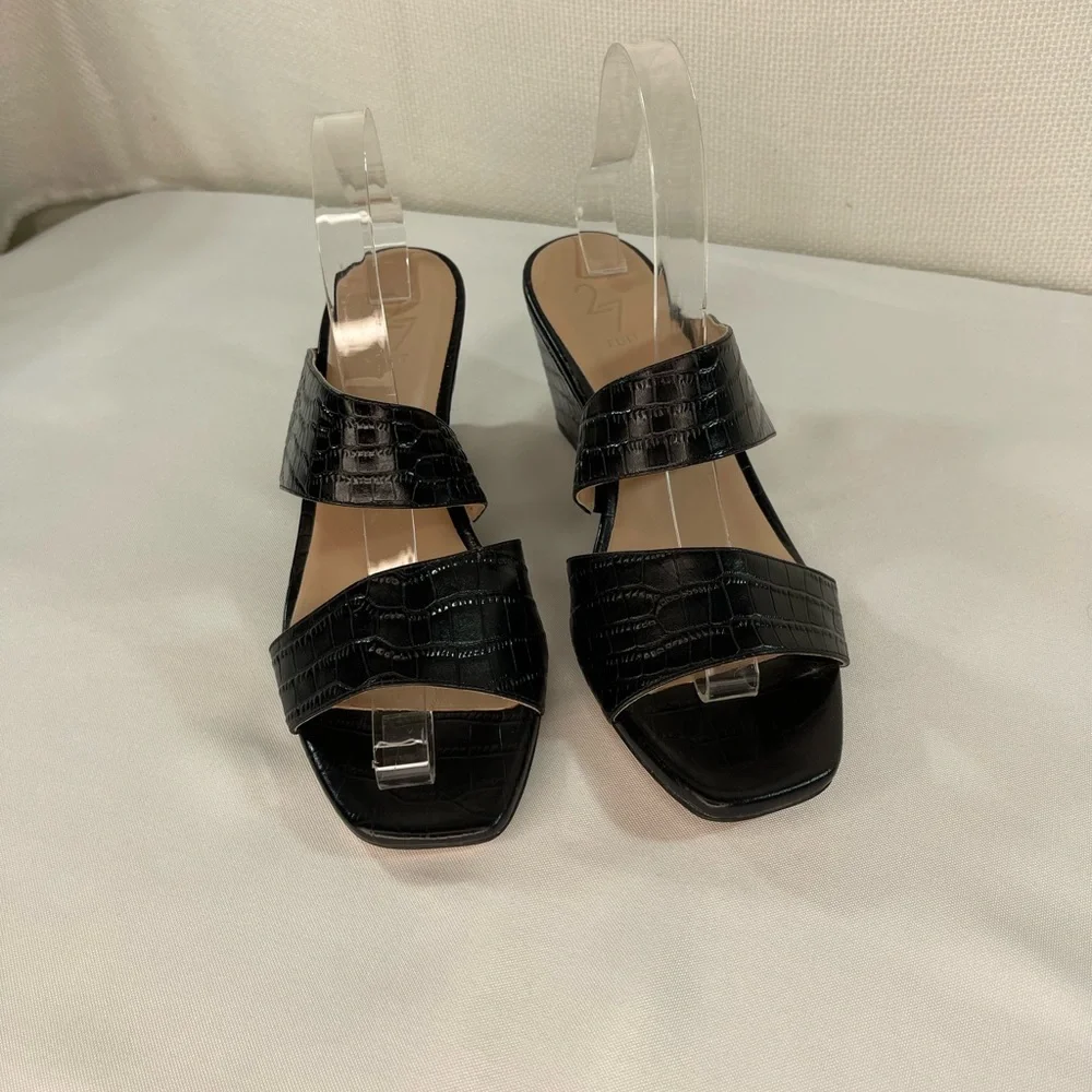 Naturalizer 27 Edit Womens Vennice Leather Sandals Black. Size 9 Like Ne…